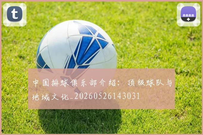 中国排球俱乐部介绍：顶级球队与地域文化_20260526143031