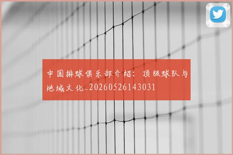 中国排球俱乐部介绍：顶级球队与地域文化_20260526143031